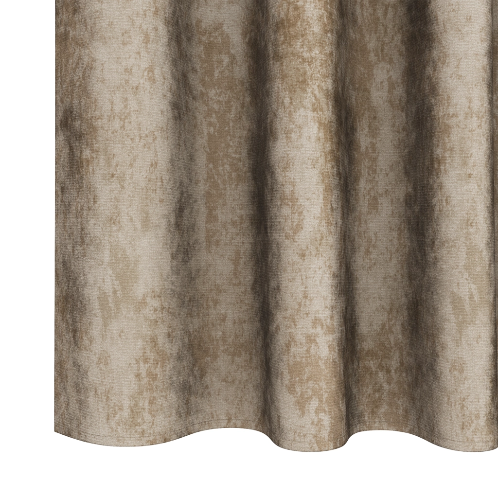 Set di 2 Tende in Velluto con Occhielli Champagne 260x140 cm