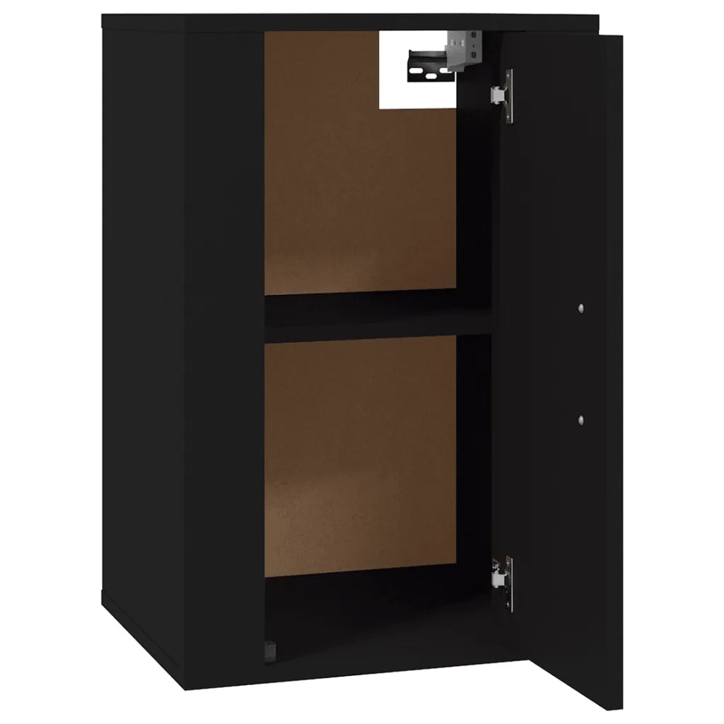 Mobile Porta TV a Parete Nero 40x34,5x60 cm 816658