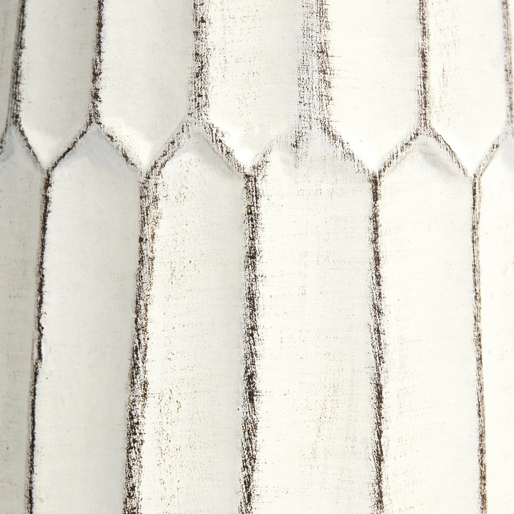 Lampada da tavolo con base in ceramica bianca e paralume in lino Lampada da comodino per il salotto del corridoio