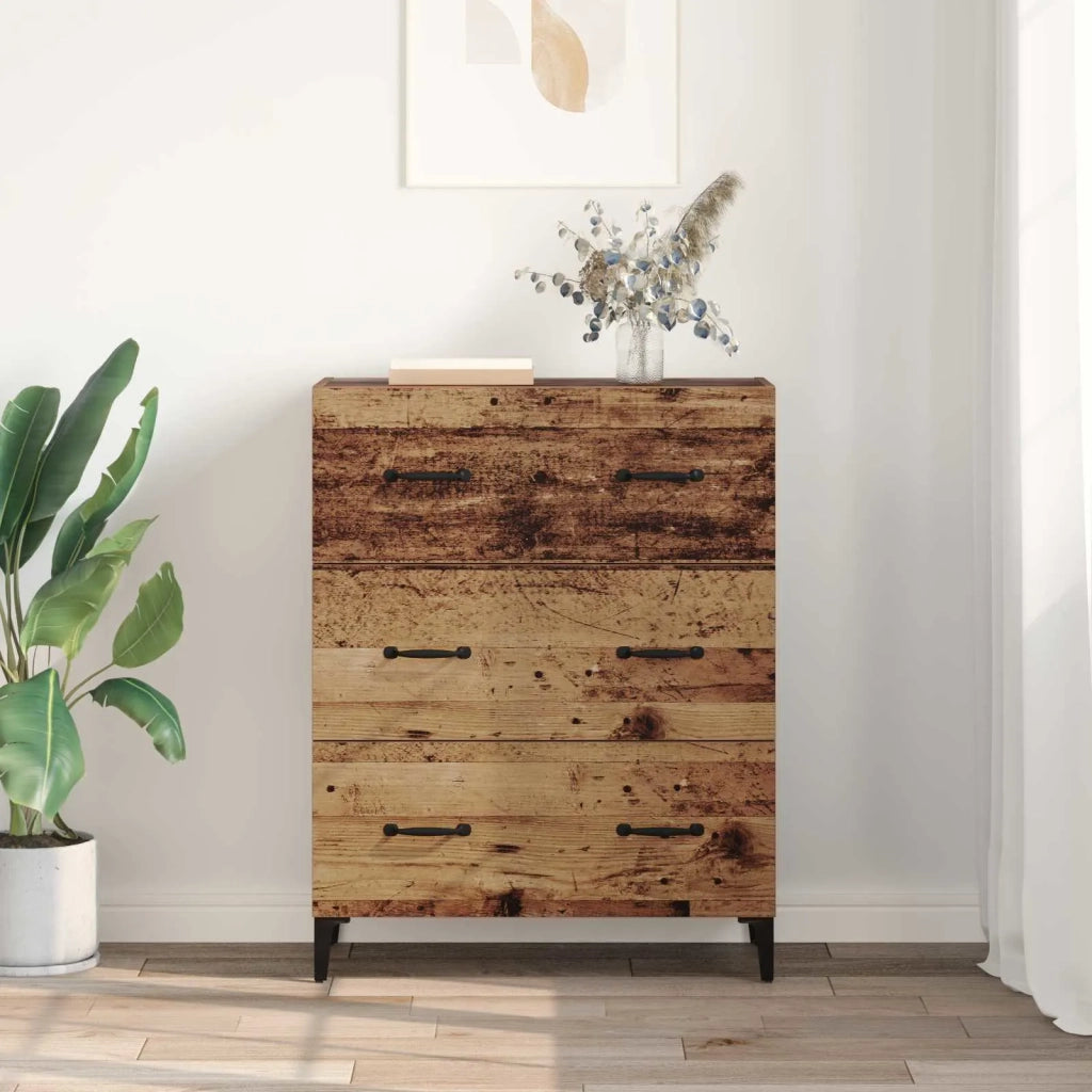 Credenza | Madia | Buffet da pranzo | Armadio da pranzo con cassetto Legno vecchio 69,5 x 34 x 90 cm