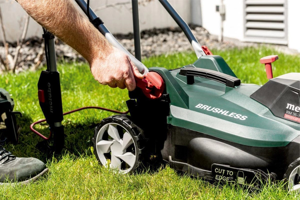 Metabo RM 36-18 LTX BL 36 Tagliaerba a spinta Batteria Nero