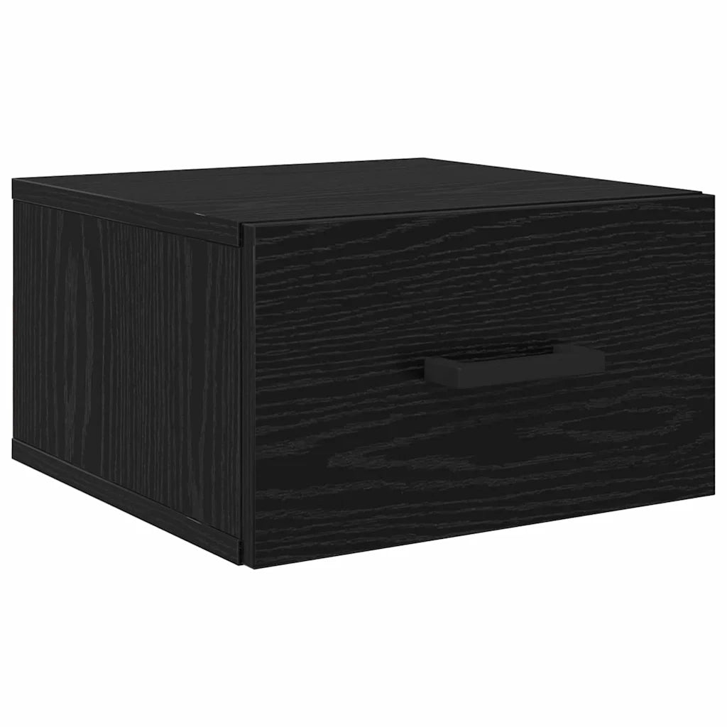 Armadio da Notte con cassetto 2 pcs Rovere nero 35 x 35 x 20 cm 882371