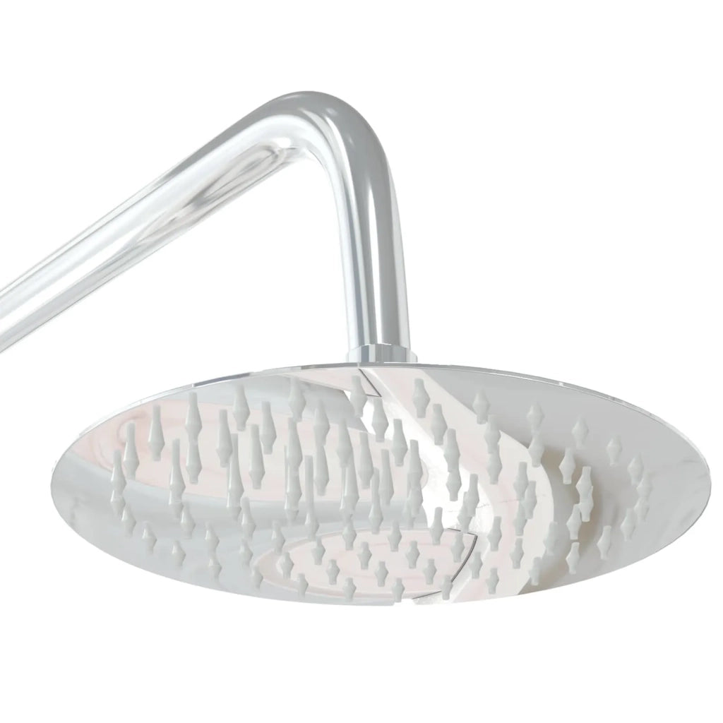 Doccia da esterno 225 cm Legno massello di pino e acciaio inox 886349
