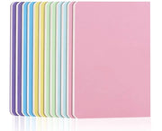 Quaderno Notizie A5 - 12 Unità - 60 Fogli - Copertina morbida - Colori pastello - Quaderno scolastico per studi e appunti