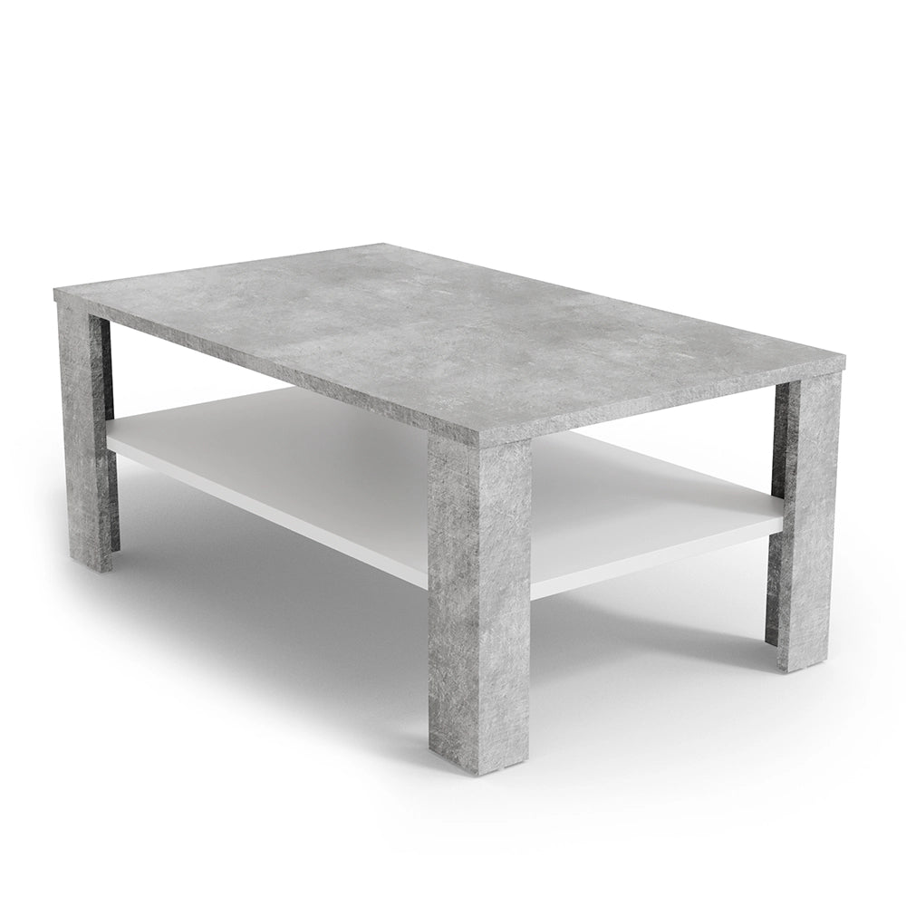Vicco Tavolino da salotto Calcestruzzo 100 x 60 cm