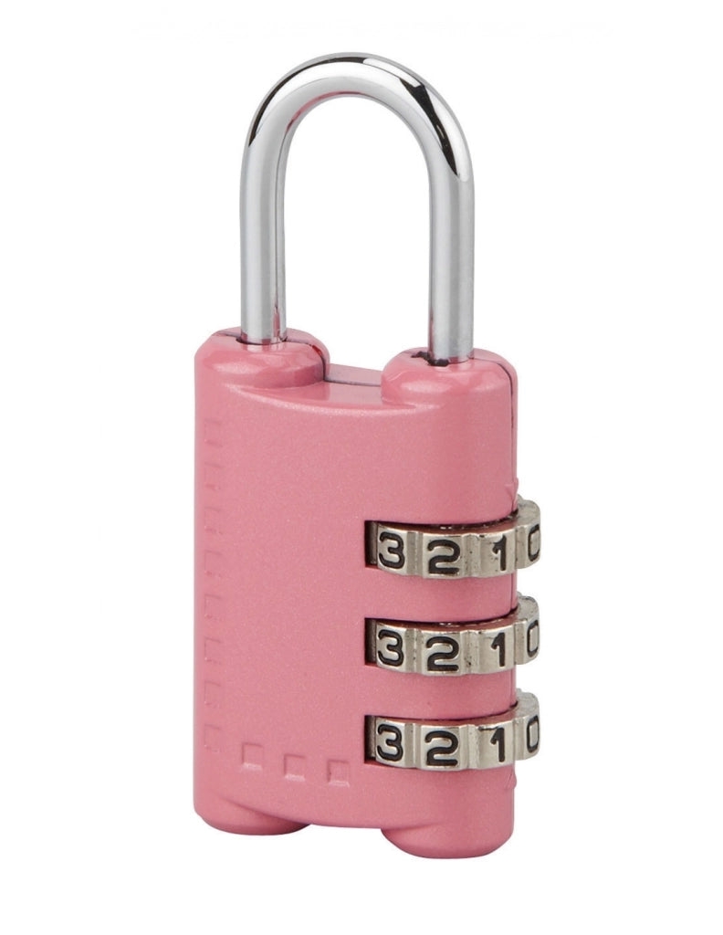 Lucchetto 25 mm con arco in acciaio nichelato, combinazione modificabile a 3 cifre, colori assortiti – Serrurerie de Picardie