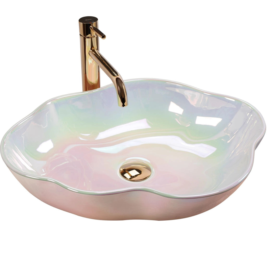 Lavabo Da Appoggio Rea Akoya Pearl
