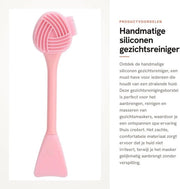 Pulitore viso in silicone - Spazzola viso - Pulizia profonda - Materiale morbido - Capocchia spazzola flessibile - Maniglia comoda - Spazzola per pulire