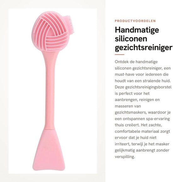Pulitore viso in silicone - Spazzola viso - Pulizia profonda - Materiale morbido - Capocchia spazzola flessibile - Maniglia comoda - Spazzola per pulire