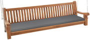 Panca a dondolo Joyce con cuscino seduta 220 cm + teak 2
