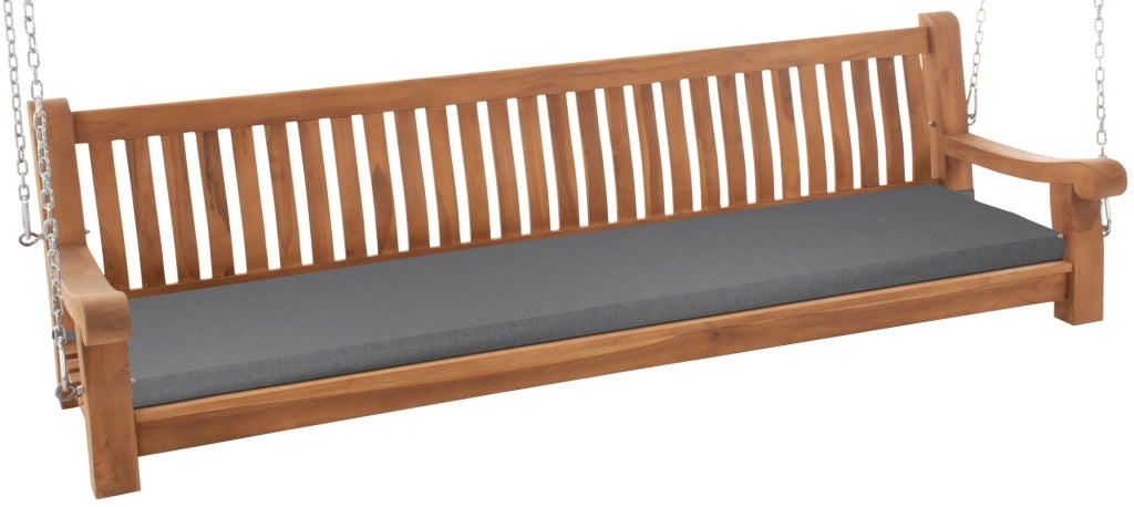 Panca a dondolo Joyce con cuscino seduta 220 cm + teak 2