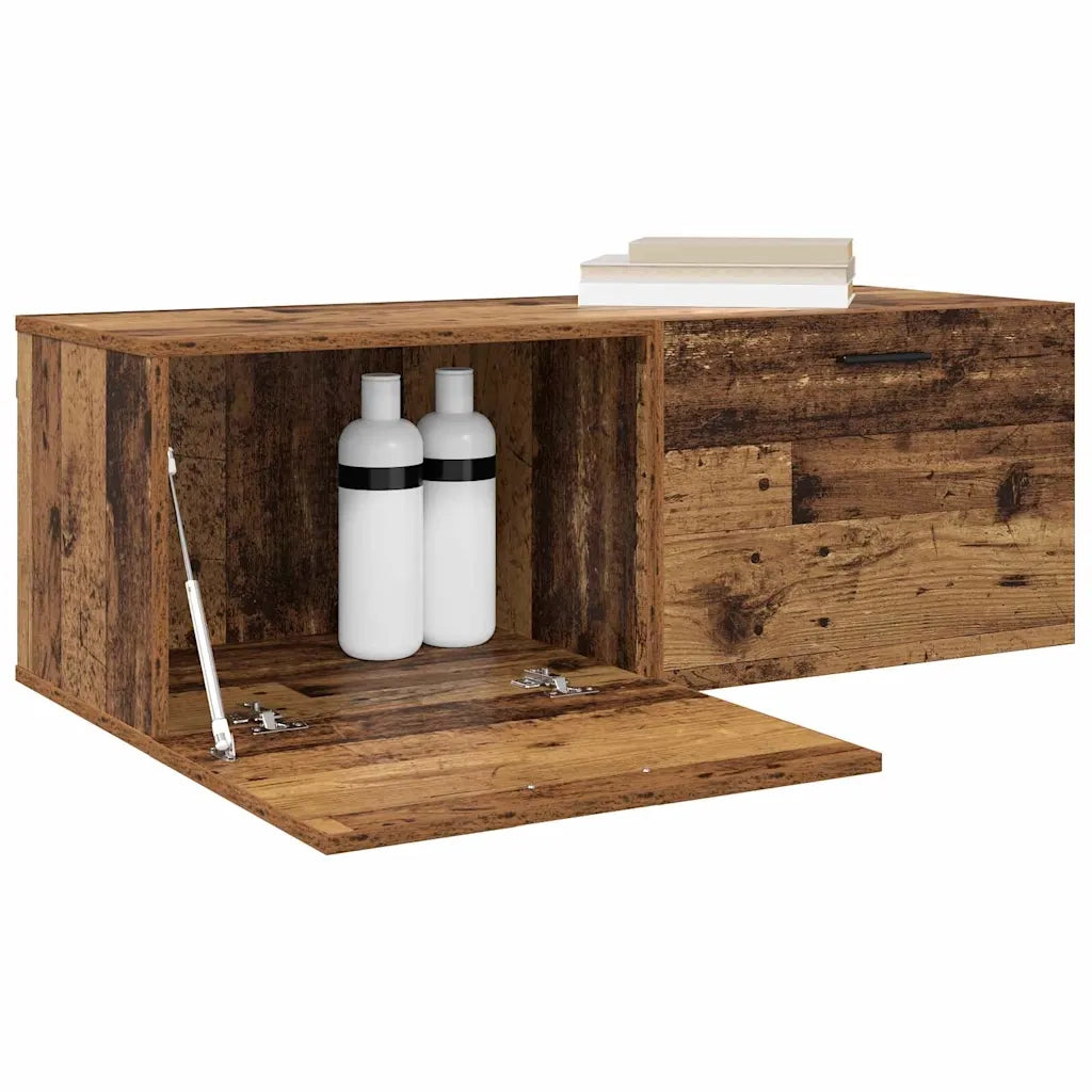 Mobiletto a muro Legno vecchio 100 x 36,5 x 35 cm