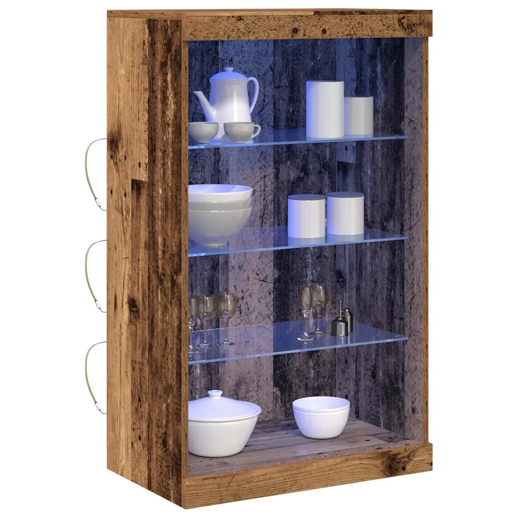 Credenza-Buffet-Armadio da cucina Legno vecchio 60.5 x 37 x 100 cm Legno multistrato