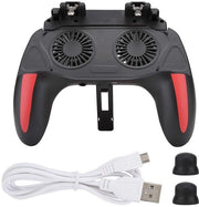 Controller per smartphone - Disegno ergonomico - Adatto per schermi da 4.7 a 6.5 pollici - Ventilatori di raffreddamento - Ideale per i giocatori - Per dispositivi mobili