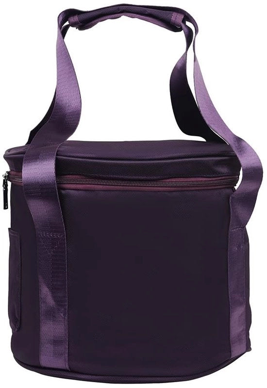 Borsa di trasporto doppia lastra - Tasca portatile per piatti da suonare - Tasca portatile con manico - Fatto di poliestere e cotone duraturo - 25 x 24 cm - Adatto per piatti da suonare da 20 cm - Borsa per piatti da suonare