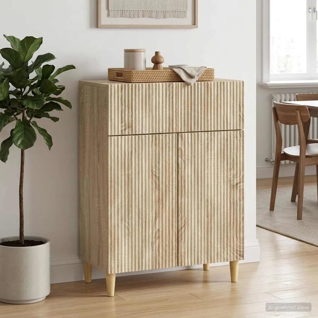 Credenza Rovere Sonoma 66 x 34,5 x 90 cm Legno ingegnerizzato 894637