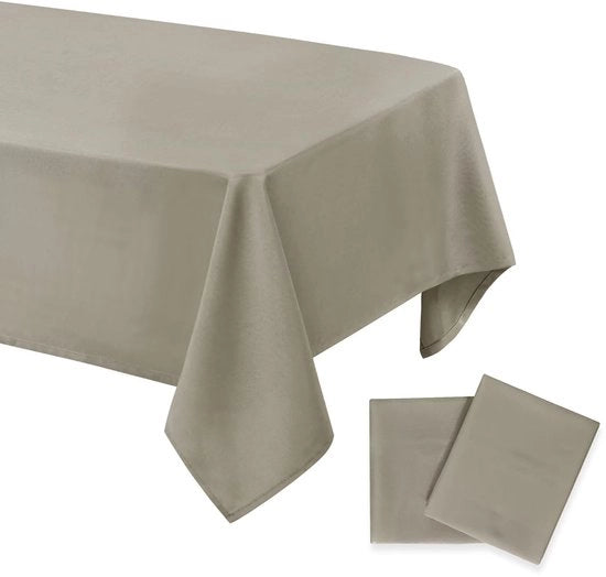 DWCN 2-pack tappeto per tavolo, impermeabile, lavabile, resistente all'acqua, tappeto per tavolo per sala da pranzo, giardino, festa, matrimonio o uso domestico, 140x280cm