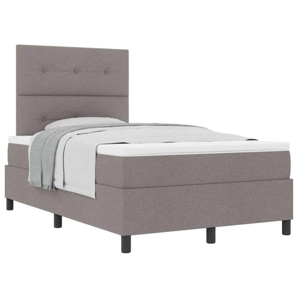 Letto a molle con materasso Talpa 120 x 190 cm Tessuto 3339375