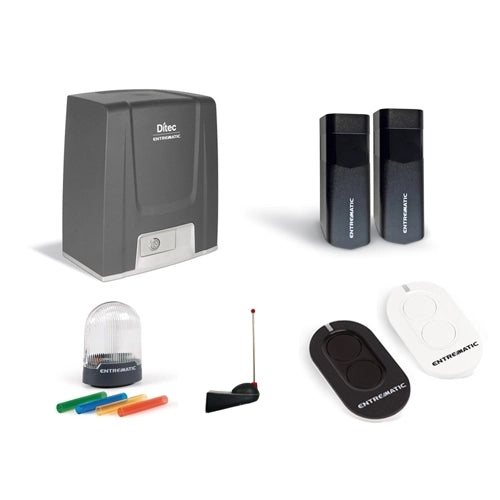 SET COMPLETO 24 VCC PER CANCELLI 600 KG DITEC ION DITION6L AUTOMAZIONE ORIGINALE