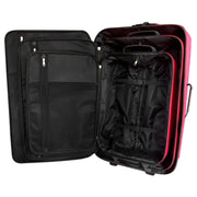 Set da Viaggio Trolley e Borse 5 pz Rosso CFW1858959