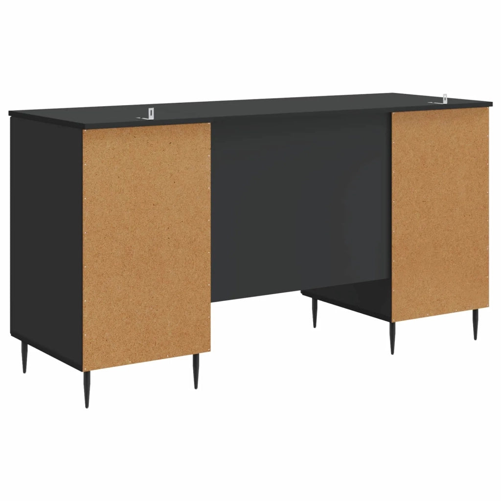Scrivania Nero 142,5 x 50 x 75 cm Legno ingegnerizzato 3414604