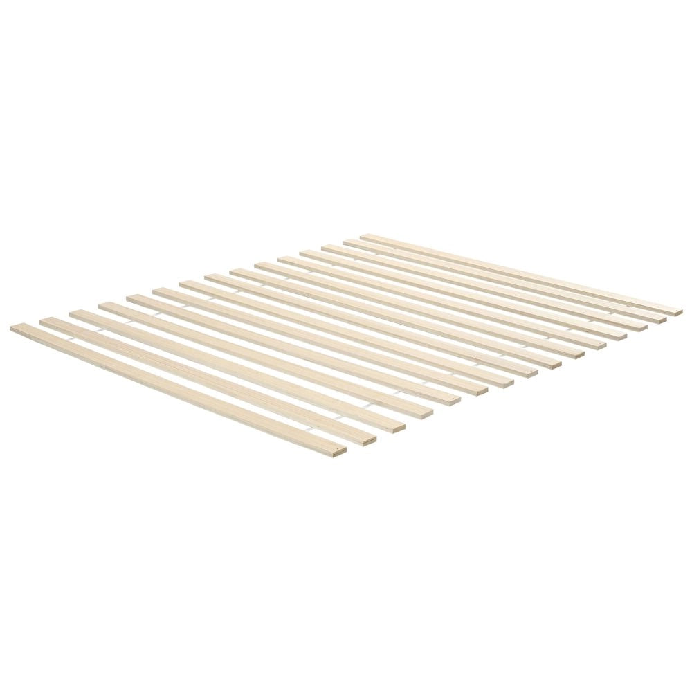 Letto in legno di pino nero UE matrimoniale 160 x 200 cm con testata a treccia viennese a doghe stile rustico minimalista