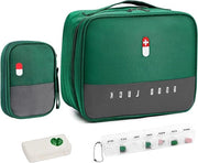 Kit di pronto soccorso 2 pezzi borsa medica impermeabile - Verde