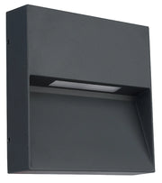 Odo Applique Led Quadro Grigio 3W 4000K - Bellotti