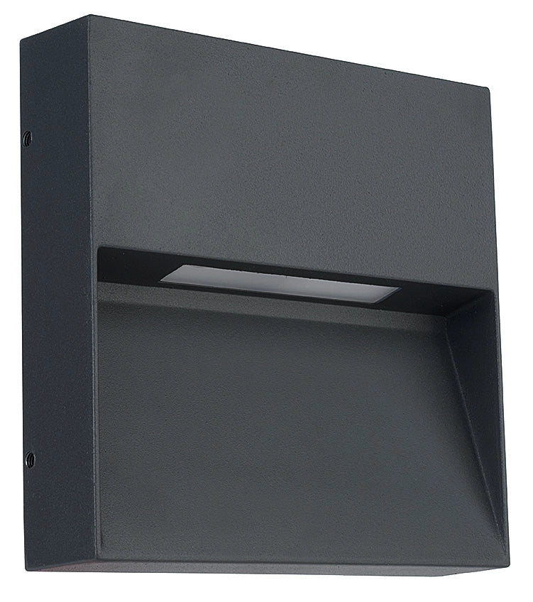Odo Applique Led Quadro Grigio 3W 4000K - Bellotti