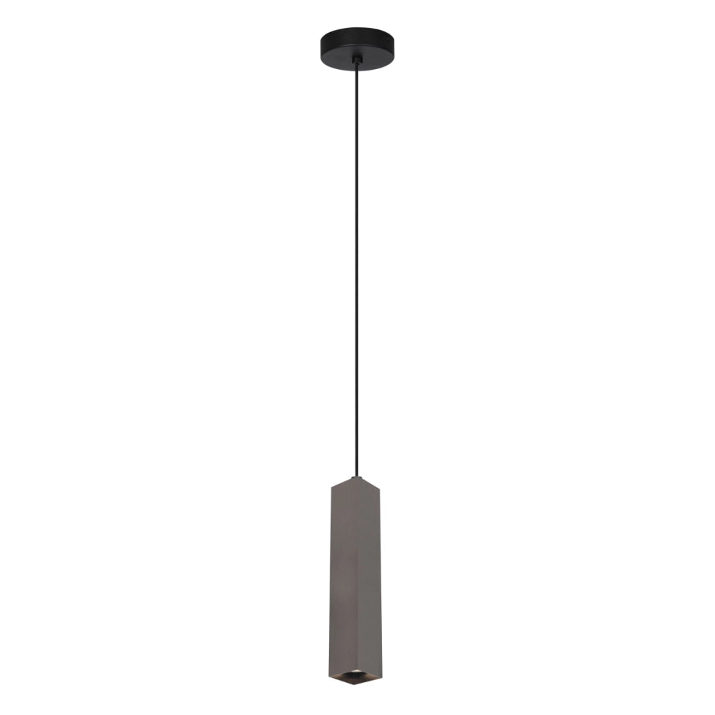 Sospensione Italux ANDER tubo quadrato bronzo GU10