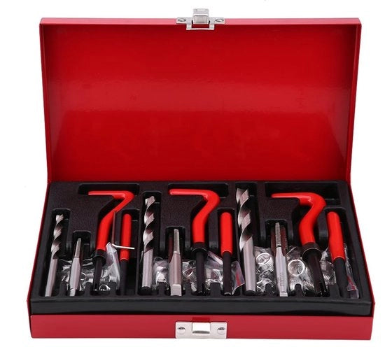 Kit di riparazione quotidiano 88 pezzi - Set di viti e bulloni - Accessori per dadi - Kit di riparazione interna - Materiale di riparazione in acciaio inossidabile - Etui per la conservazione - Set di viti e bulloni