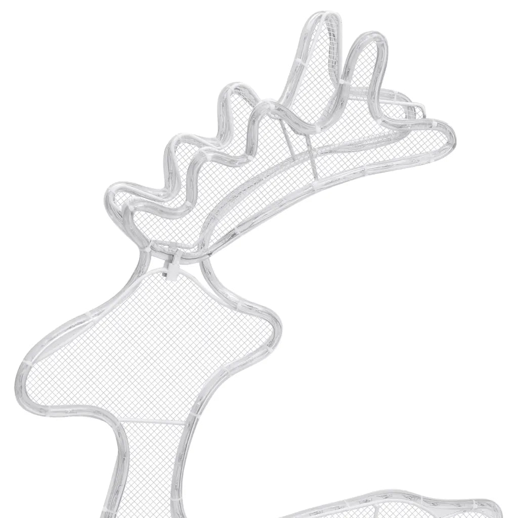 Decorazione Natalizia Renna in Rete con 306 LED 60x24x89 cm 329824