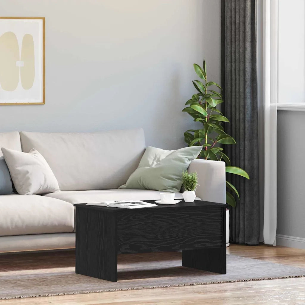 Tavolino da salotto Rovere Nero 102 x 50,5 x 46,5 cm 879455