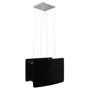 Cappa aspirante sospesa con touchscreen LCD 55 x 37 x (62-137) cm vetro temperato nero 02_0005849