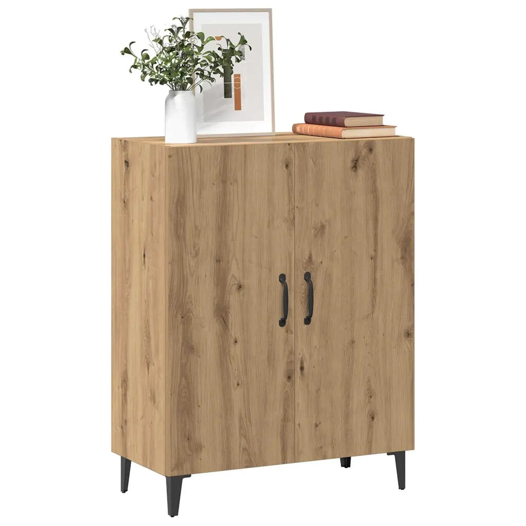 Credenza-Buffet-Armadio da cucina Rovere Artigianale 70x34x90 cm in Legno Multistrato