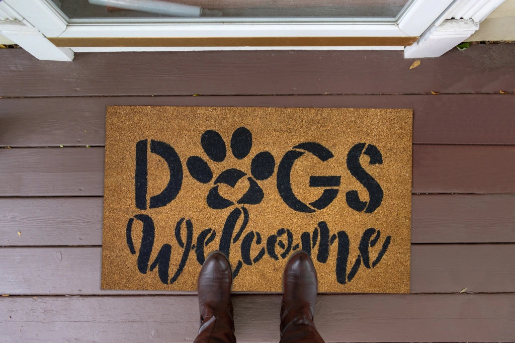 Zerbino Ingresso Casa In Fibra Di Cocco Con Base In Pvc  Dog