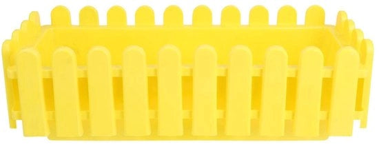 Pianta Resistente al Tempo - Contenitore per Piante Interno/Esterno - Contenitore per Balcone - In Plastica - Recinzione - Per Piante Grassi/Fiori
