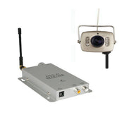 Trade Shop - Kit Telecamera Wireles A Colori 6 Led Wifi Audio Video 200 Mt Videosorveglianza -