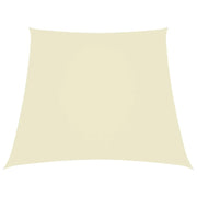 Vela ombreggiante/ombrellone tessuto Oxford trapezoidale 2/4 x 3 m crema 02_0009750