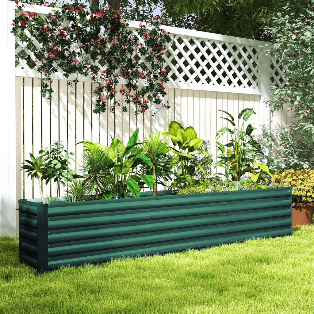 Letto Rialzato per Orto ¨C Zephmum ¨C Verde 240x40x45 cm