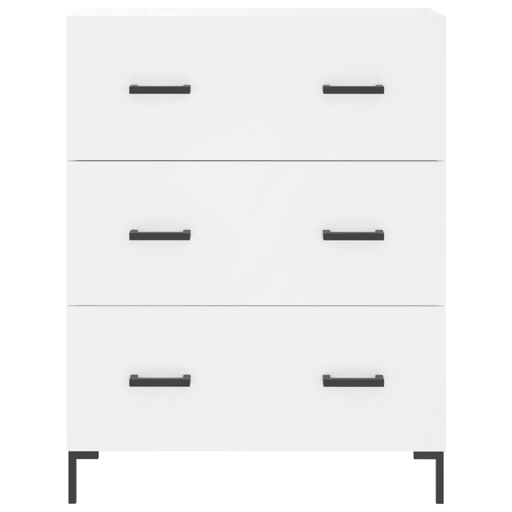 Credenza Bianca 69,5x34x180 cm in Legno Multistrato 3198401