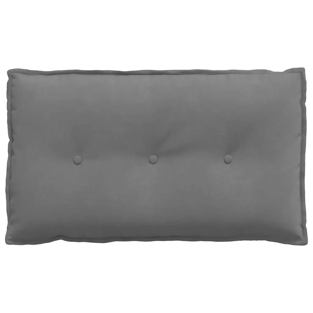 Cuscino per Schiena Grigio scuro 80 x 50 cm 42014732