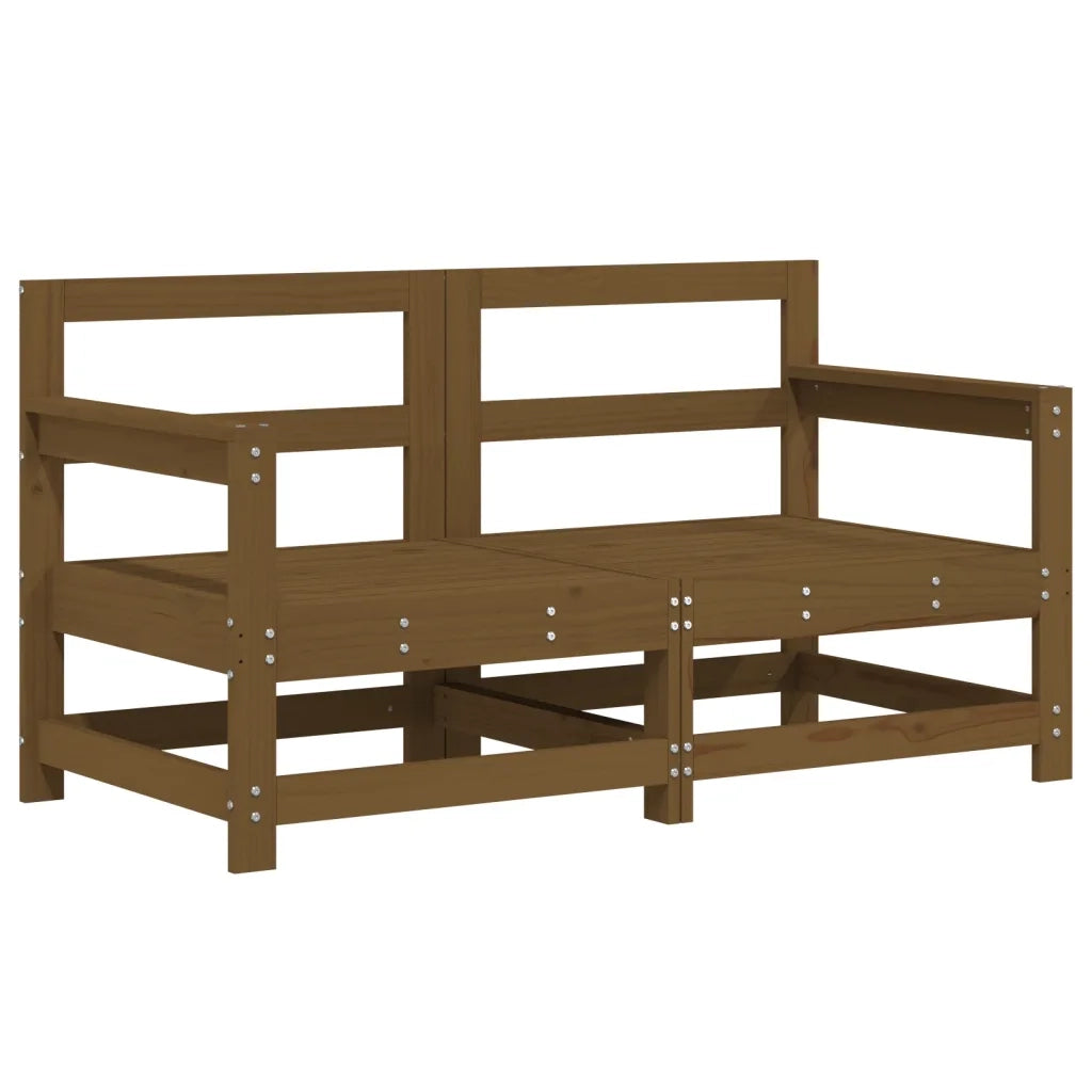 Set Salotto da Giardino 6 pz ambra in Legno Massello di Pino 3186462