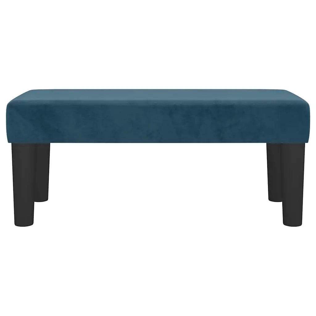 Panca Blu Scuro 70x30x30 cm in Velluto CFW6626874