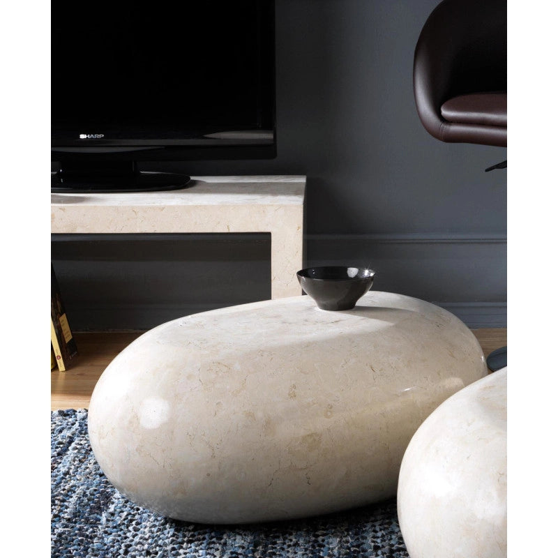 Tavolino 50 x 75 x 27h Sasso small 75cm X 50cm H 27cm Stones