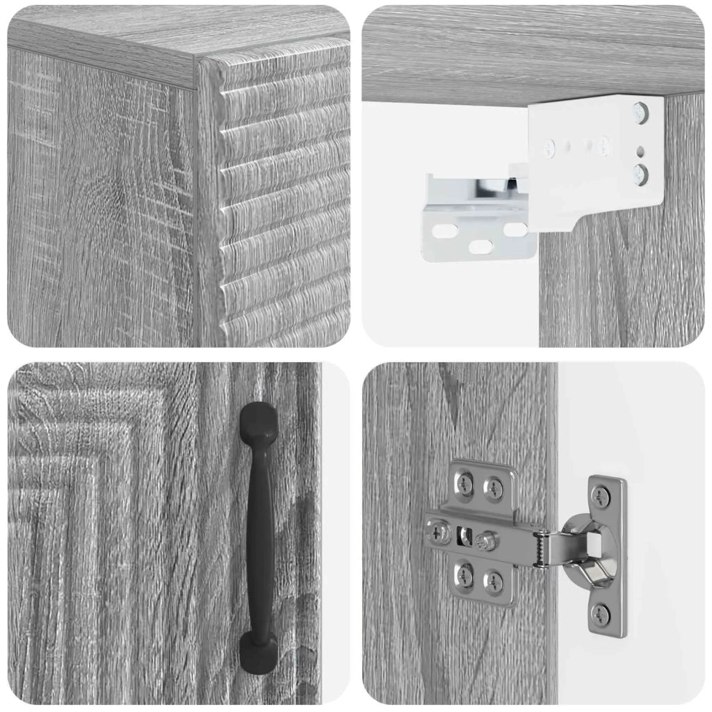 Armadio da bagno a muro HAARLEM Sonoma grigio 30 x 31 x 59 cm 896811