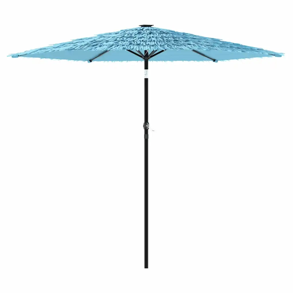 vidaXL Ombrellone Giardino con Palo in Acciaio Blu 268x268x226 cm