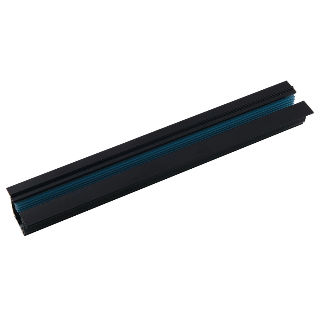 LED-TRACK-2M-INC NERO BINARIO INCASSO TRIFASE NERO INCLUSO TAPPI 200X5,5X3,3CM