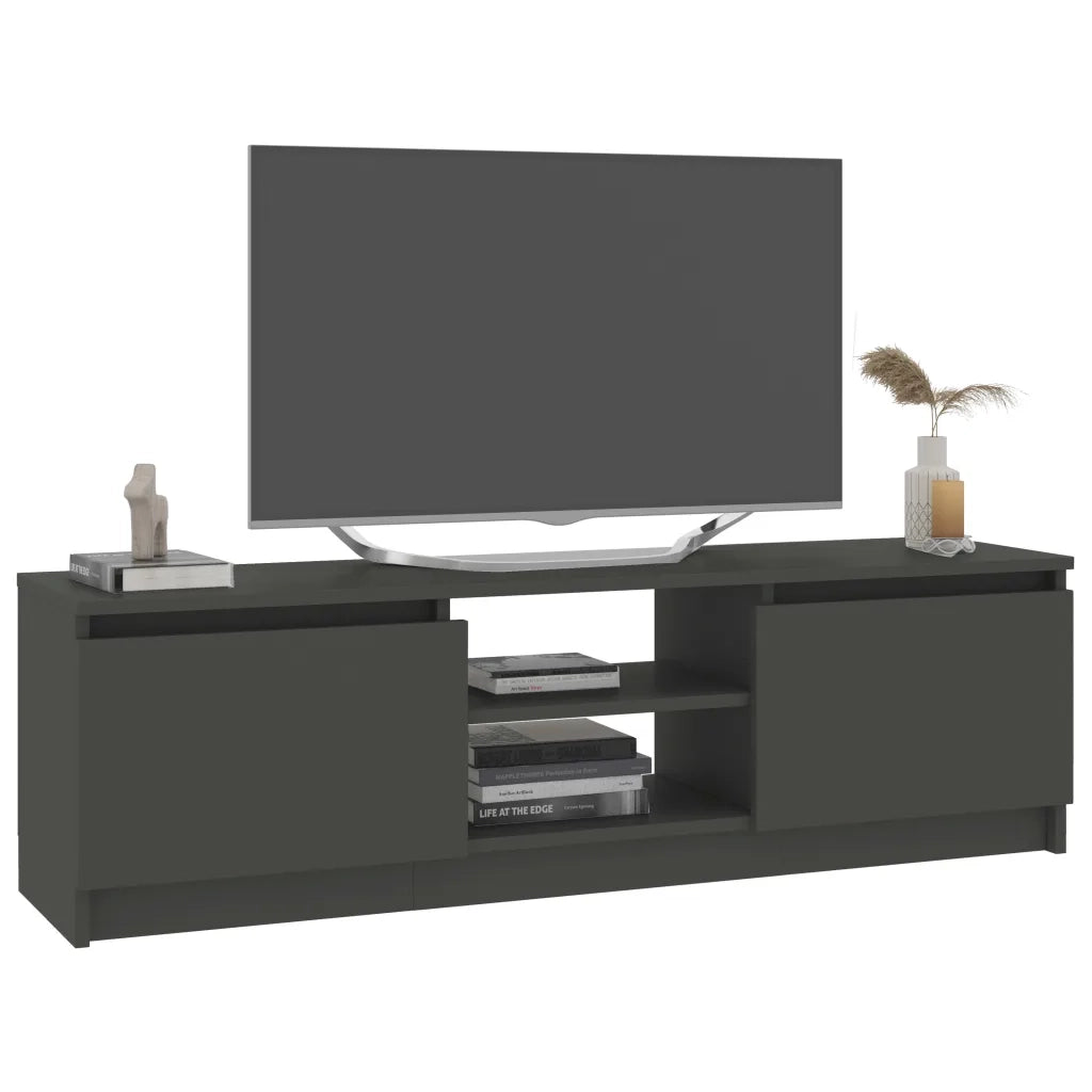 Mobile Porta TV Grigio 120x30x35,5 cm in Legno Multistrato 800569