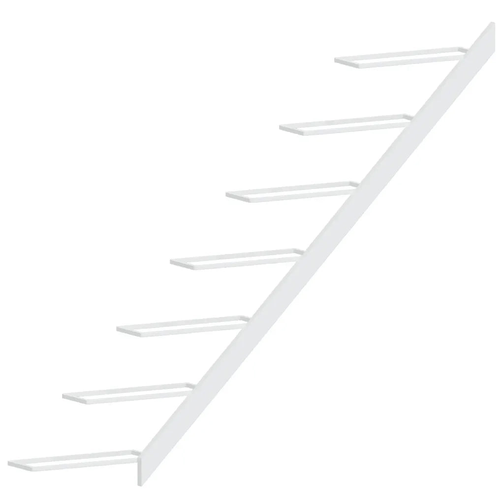 Portavini da Parete per 7 Bottiglie Metallo Bianco CFW8556692